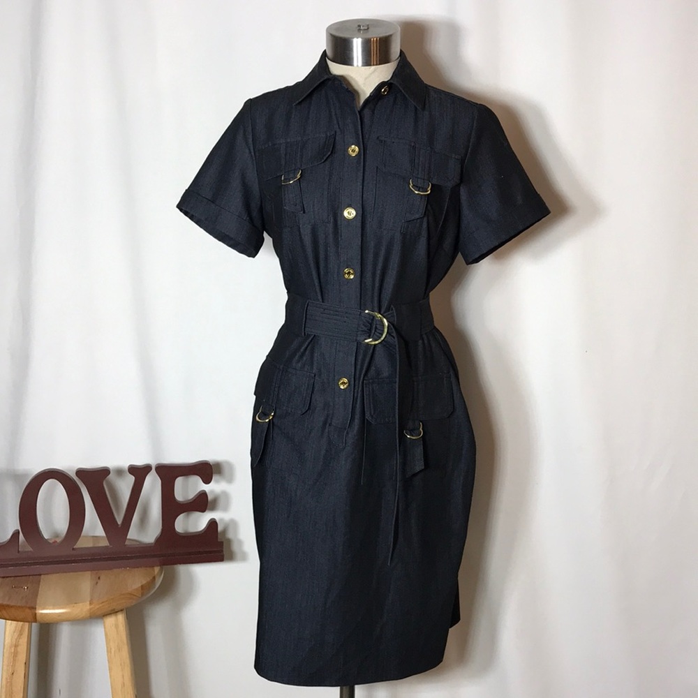 Calvin Klein size 4 dress with belt